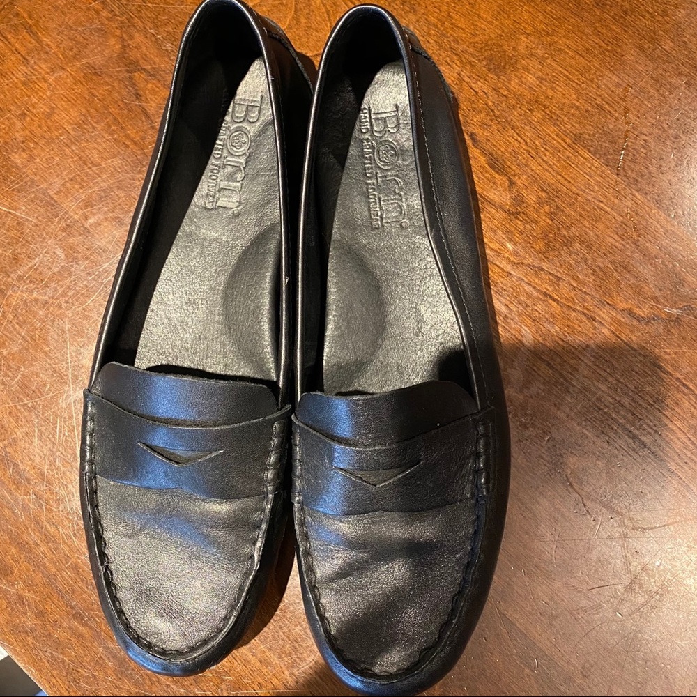 Black Leather Born driving moccasins - Picture 2 of 8